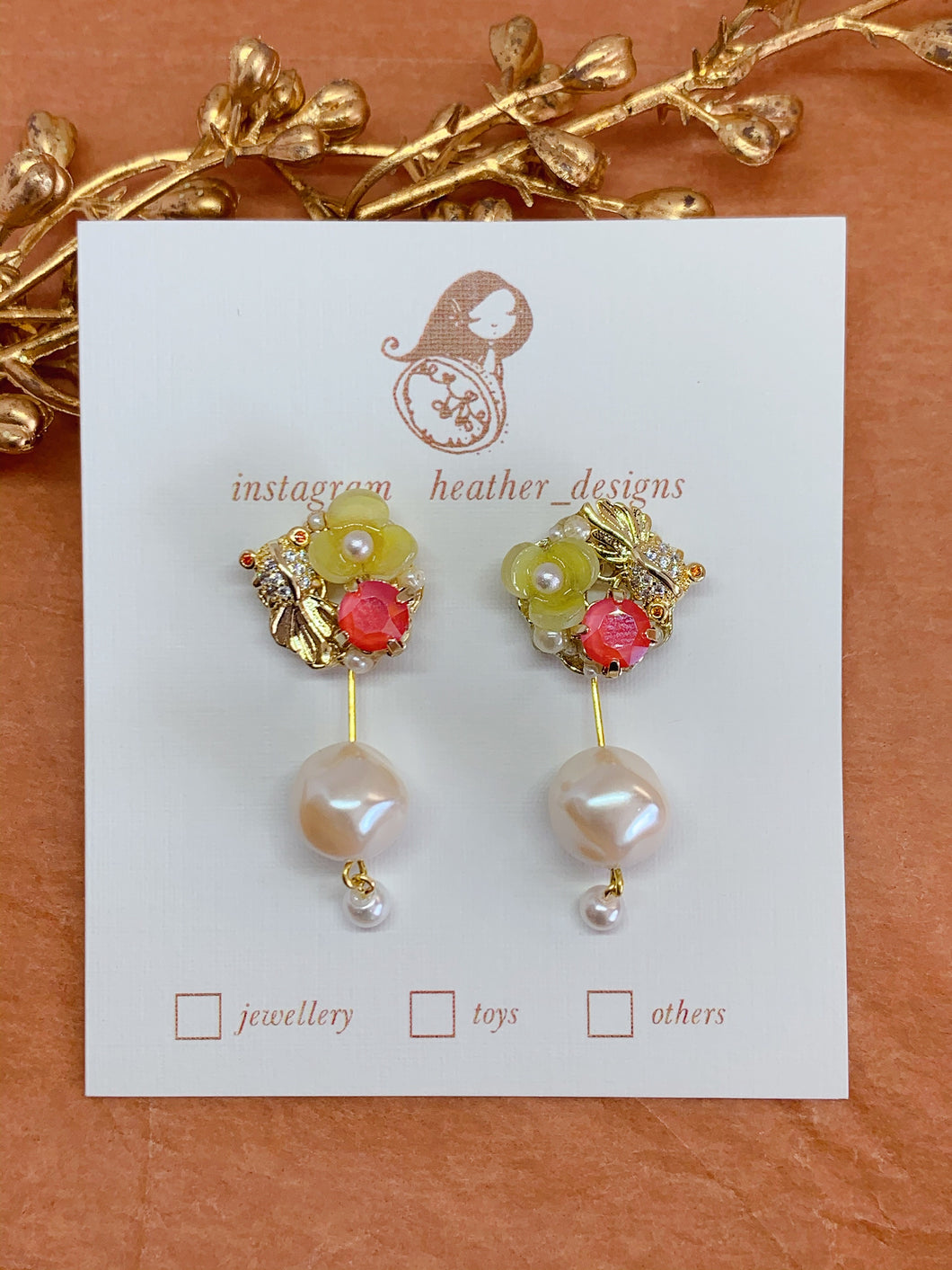 Chinese New Year earring collection - Goldfish 2