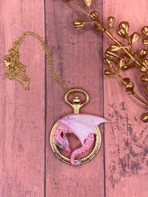 Load image into Gallery viewer, Dragon pendant - pink
