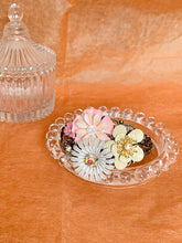 Load image into Gallery viewer, Vintage collection - Spring is here - vintage pink and white flowers - Adjustable bracelet

