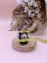 Load image into Gallery viewer, Busy Bee bear pendant and necklace
