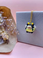 Load image into Gallery viewer, Busy Bee bear pendant and necklace
