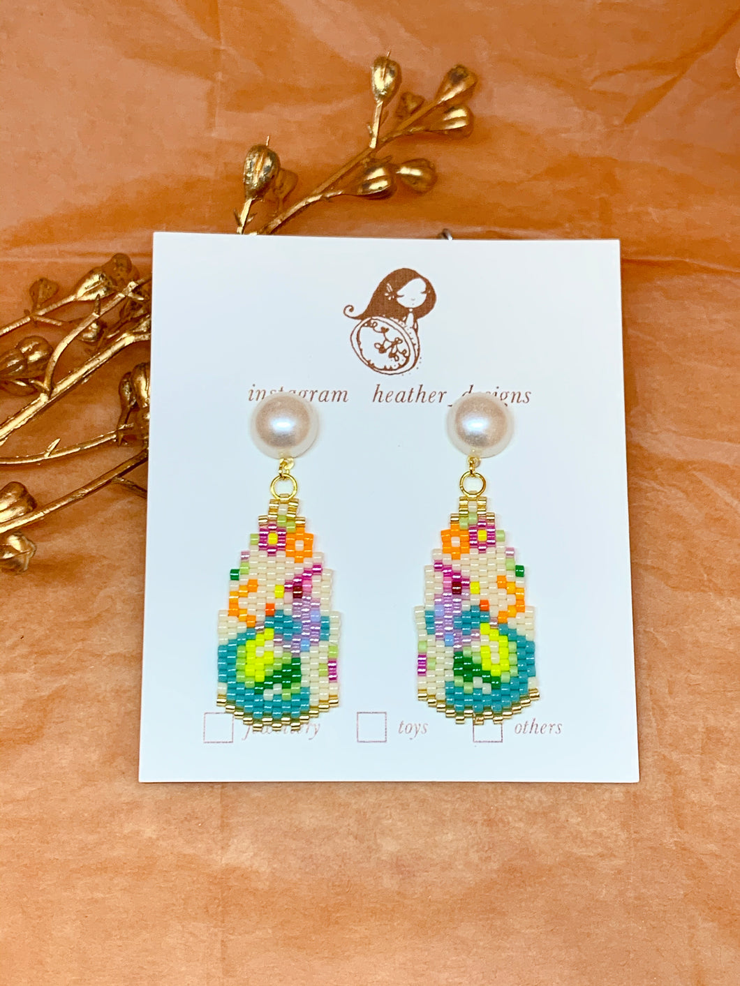 Earrings - Nyonya inspired Phoenix earrings
