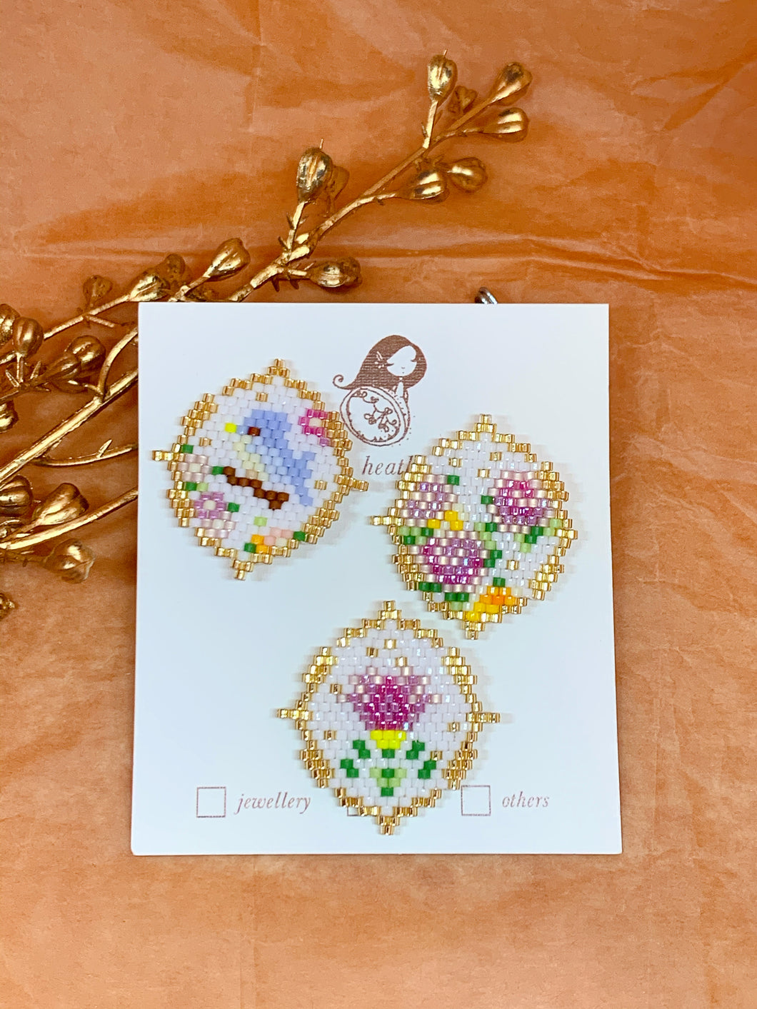 Brooches - Nyonya inspired Keronsang